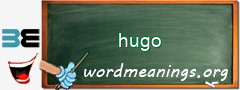 WordMeaning blackboard for hugo